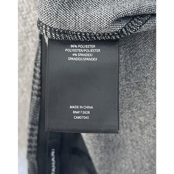 Tahari Pull On Skinny Leg Pants Womens Size Small Stretch Gray Black Houndstooth - Picture 4 of 9